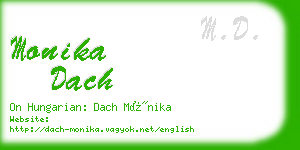 monika dach business card